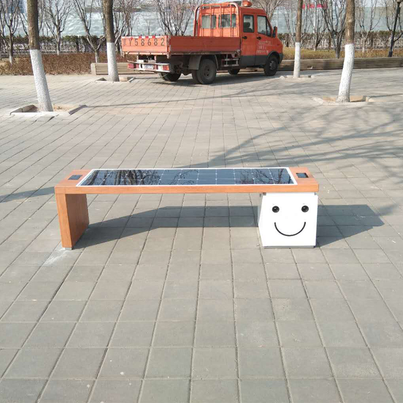 USB Charging Smart Wifi Profissional Fabricante Outdoor Street Bench
