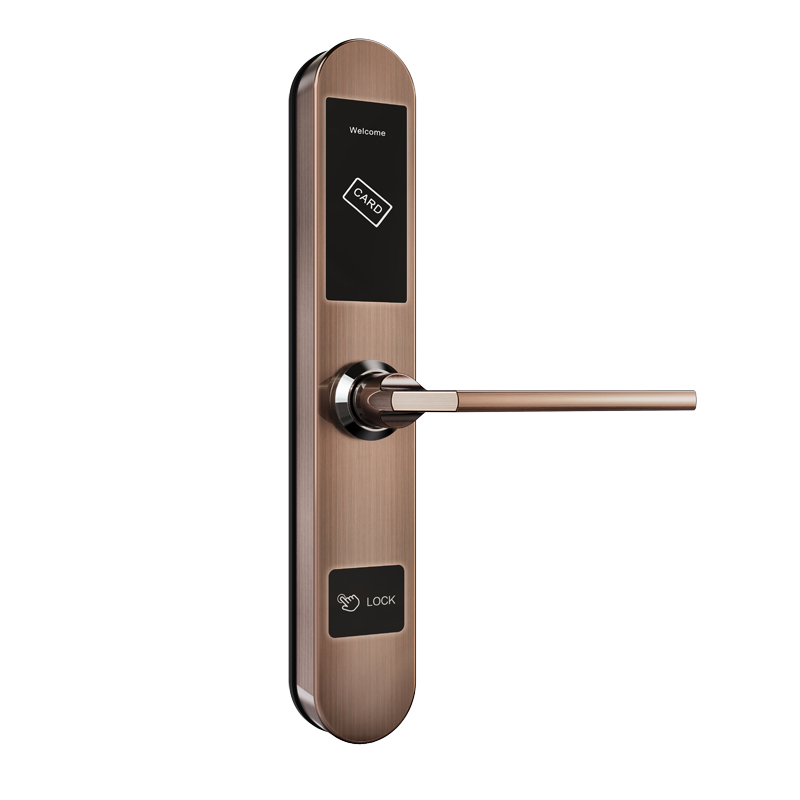 Sistema de fechadura da porta inteligente eletrônico do hotel do cartão eletrônico do controle de acesso RFID da porta do cartão do furto