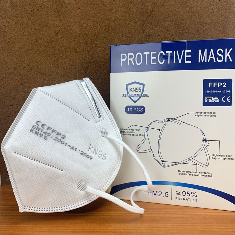 Máscara Facial Kn95 Antivírus Descartável Máscara Facial Poeira Máscara Facial Descartável Proteção Máscara Kn95