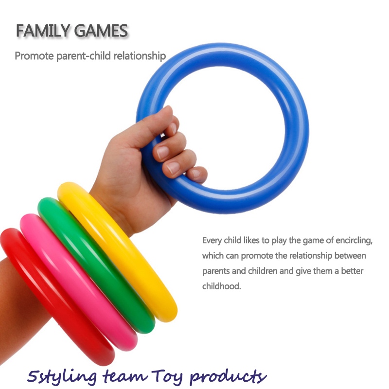 Arremessar aros brinquedos esportivos infantis arremessar arcos adereços de fitness para esportes indoor e outdoor para melhorar a concentração