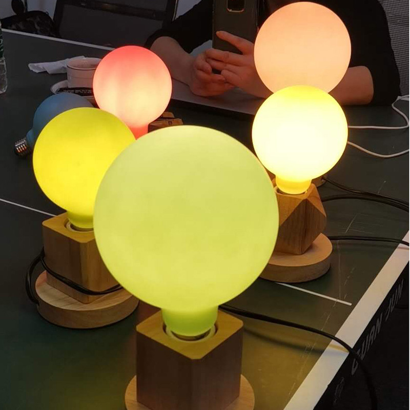 NOVO design Deco filamento E27 levou luz macaron decoração lâmpada