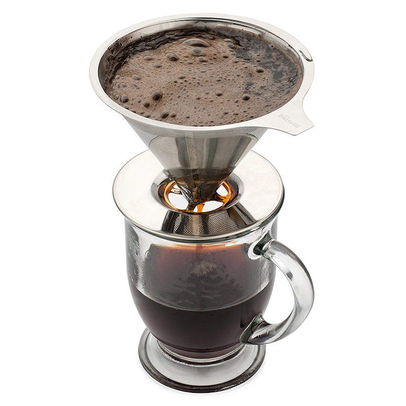 Aço inoxidável Despesa Reumável sobre Filtro de Café EM Mesh