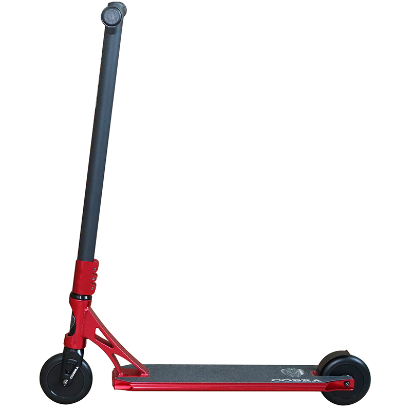 Scooter dublê de 120mm (vermelho anodizado)