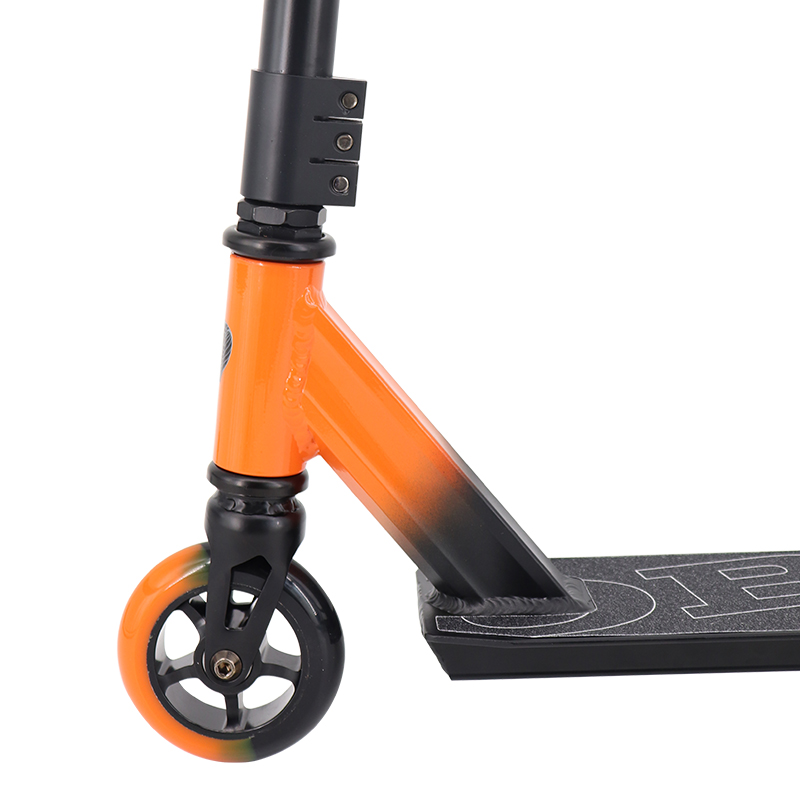 Nova scooter de acrobacia BARATA (duas cores de laranja)