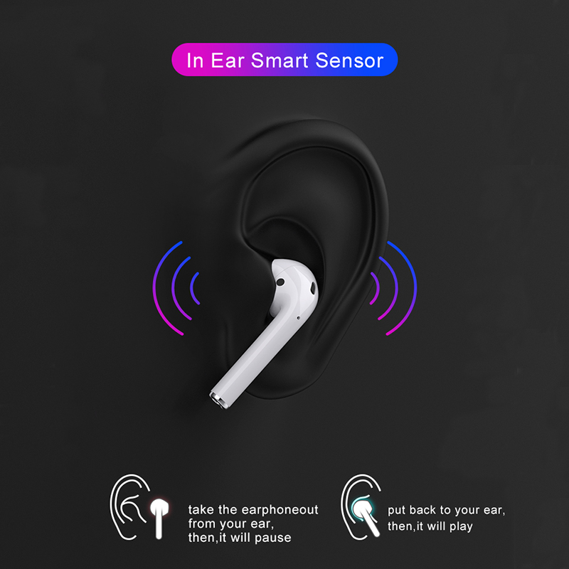 TWS Bluetooth Earphone i28 - Operação com toque em qualidade de som HD
