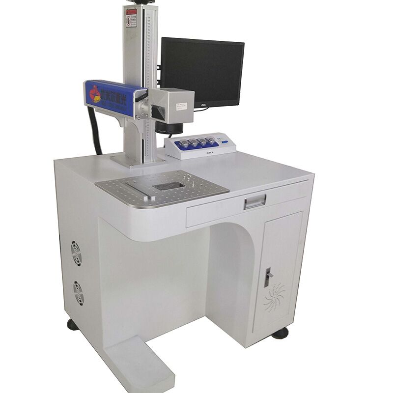 Alta qualidade 20 W / 30 W / 50 W branco IPG raycus fibra máquina de marcação a laser para jóias de metal gravador de equipamentos