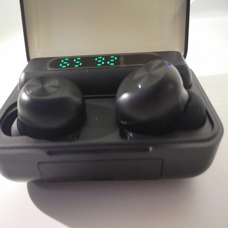 TWS F9 Fones de Ouvido Sem Fio com Banco de Potência Caso de Carregamento fones de ouvido fones de ouvido Estéreo auriculares fone de ouvido Bluetooth