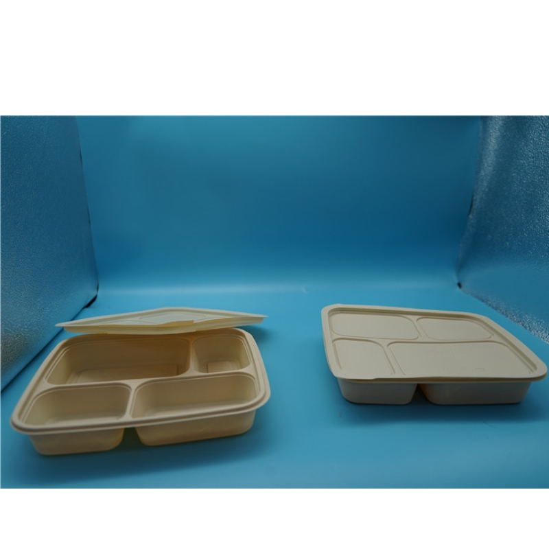 compartimento hermético para microondas takeaway embalagens biodegradáveis ​​de alimentos armazenamento de alimentos recipientes para alimentos descartáveis