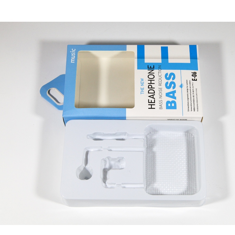 Caixas de papel de embalagem de fone de ouvido personalizado com blister