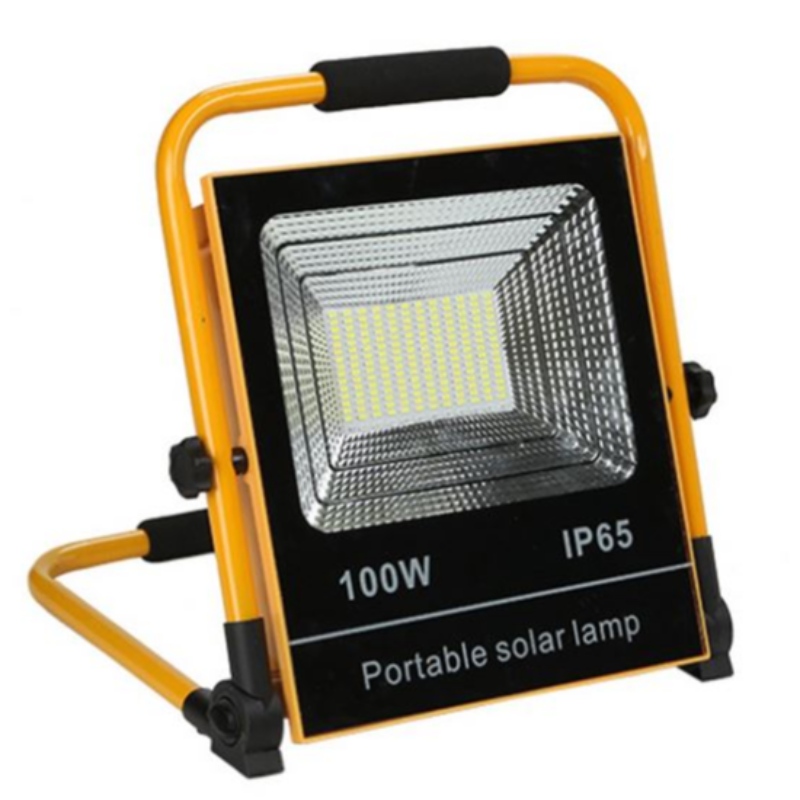 30W 50W 100W recarregável Solar LED Flood Light