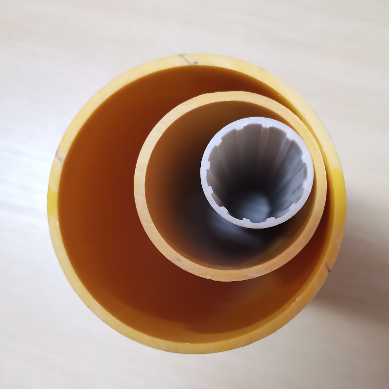 Tubo de PVC de mobília de tubulação plástica plástica de PVC extrudido personalizado