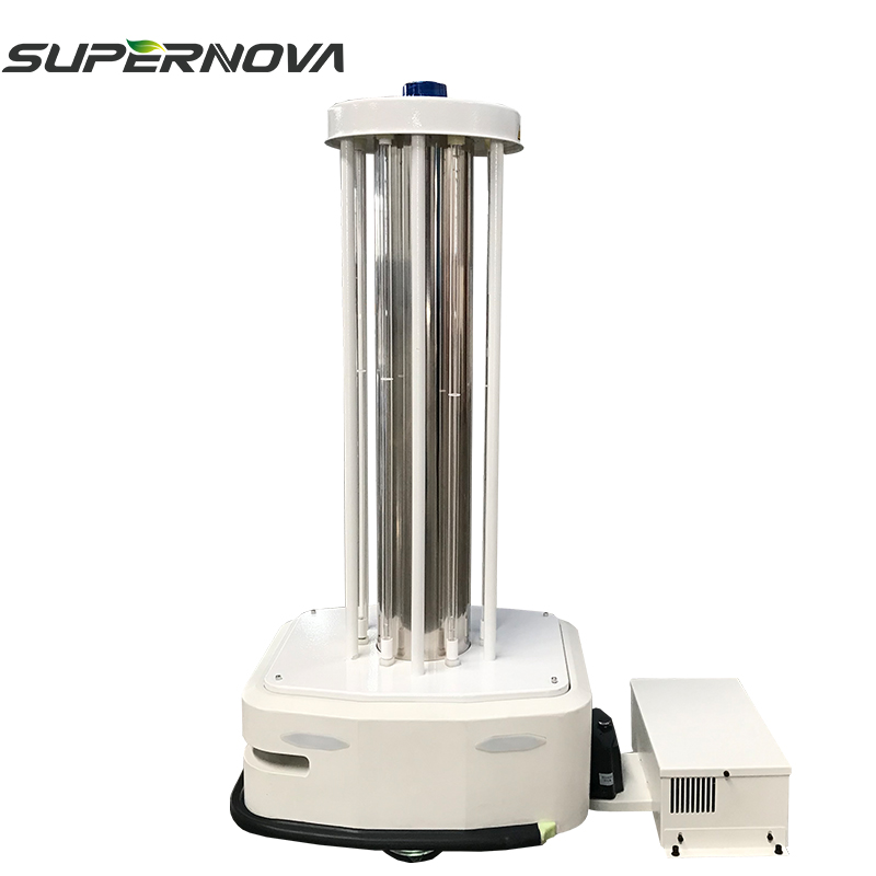 480W Wifi AI Desinfectante Smart Sterilizer Light Desinfecte UVC Robot UV Lamp