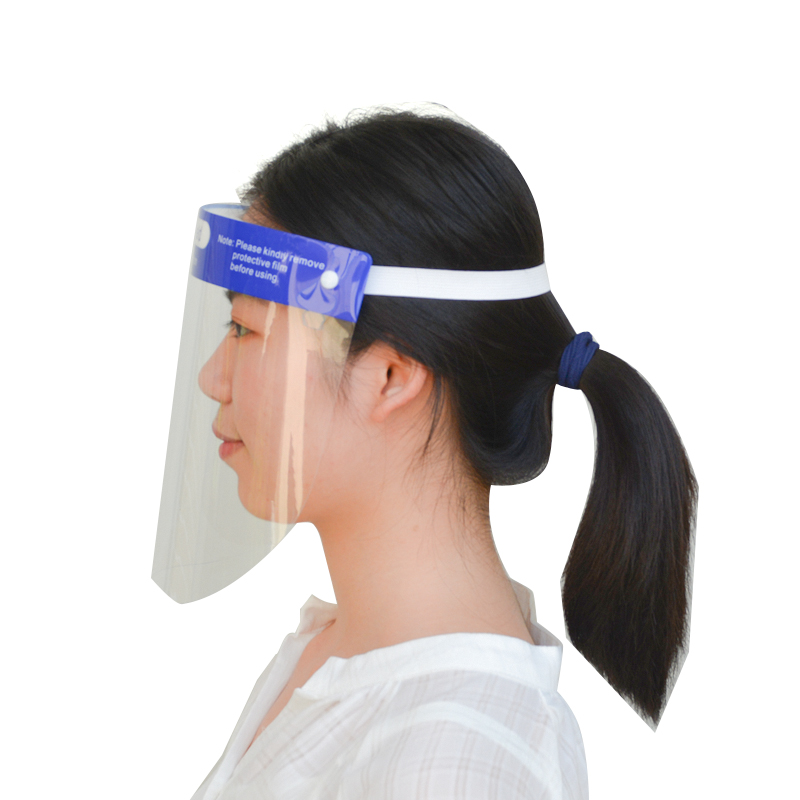 Protetor facial anti-embaciamento personalizado descartável de segurança dental para impressão facial com esponja