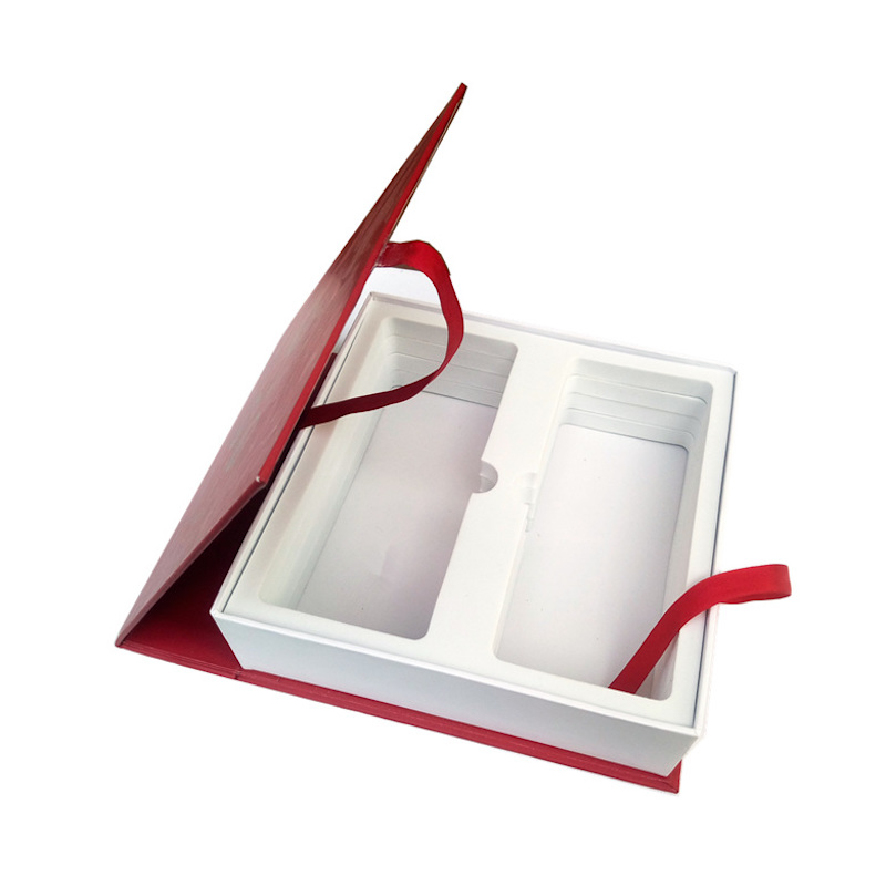 Caixa de presente vermelha para filha, uma caixa de presente resistente para amiga