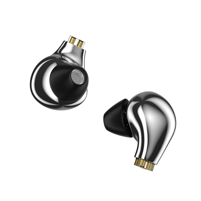Metal In Ear Headsets Dynamic Hi-res Earbuds with Connector 3.5mm Sport Earbuds