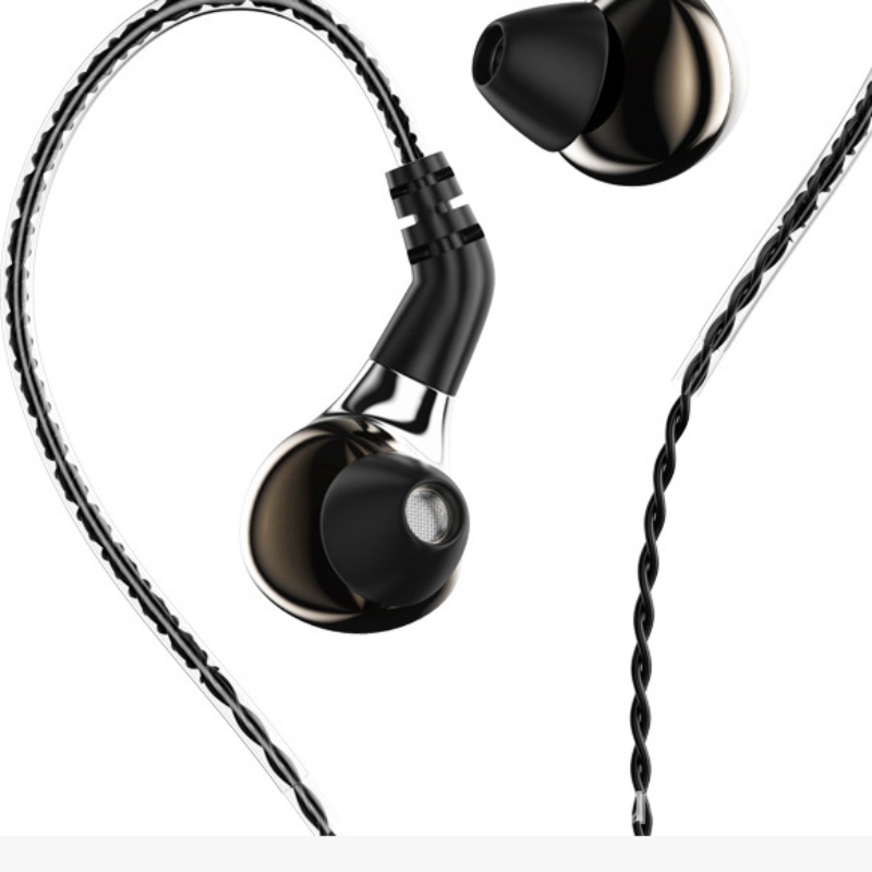 Audifonos In Ear Monitoring HiFi Headset com fio de alta qualidade para a prova de suor e esportes
