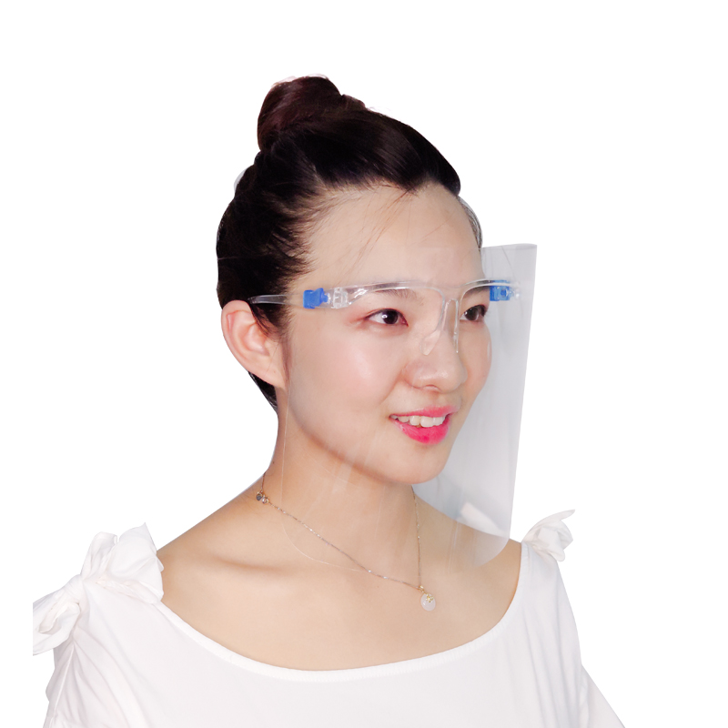 Personalizado Adulto Reusable Eye Protection Shield Face Visor Glasses Face Shield Glasses With Frame