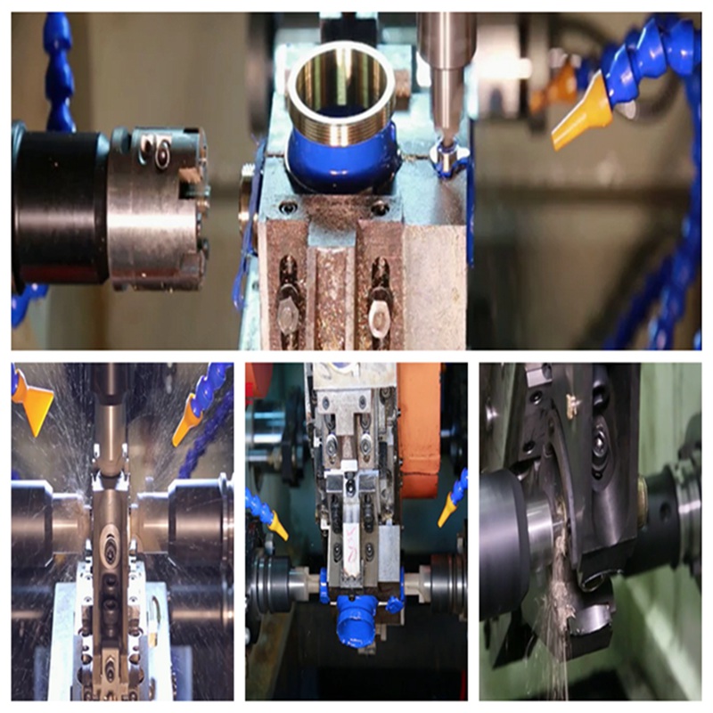 Máquina de processamento de múltiplos eixos para linha de produção de válvula de cilindro de latão