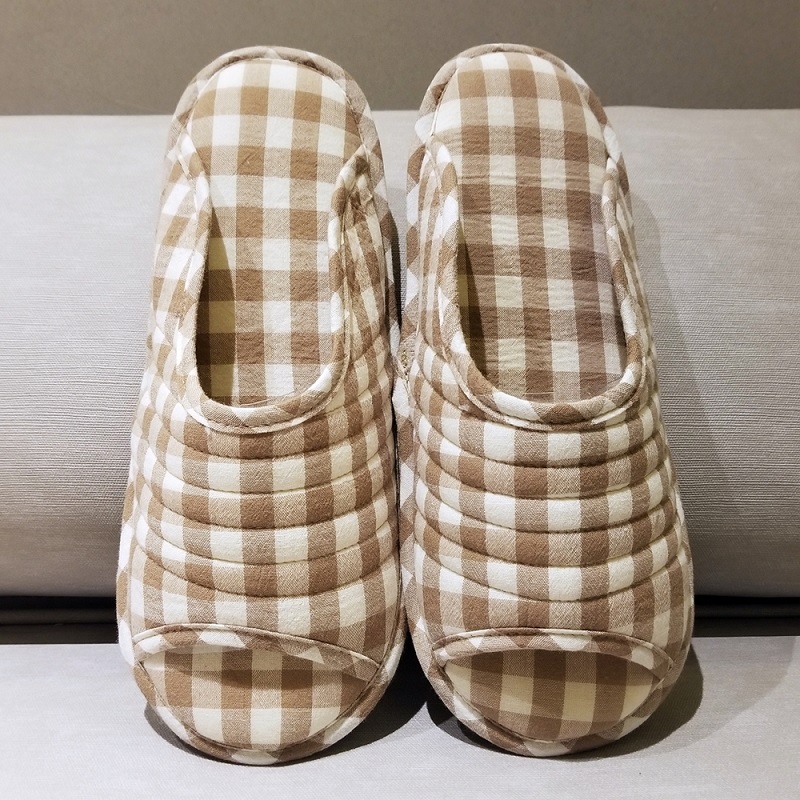 Coreano Check Home Slippers