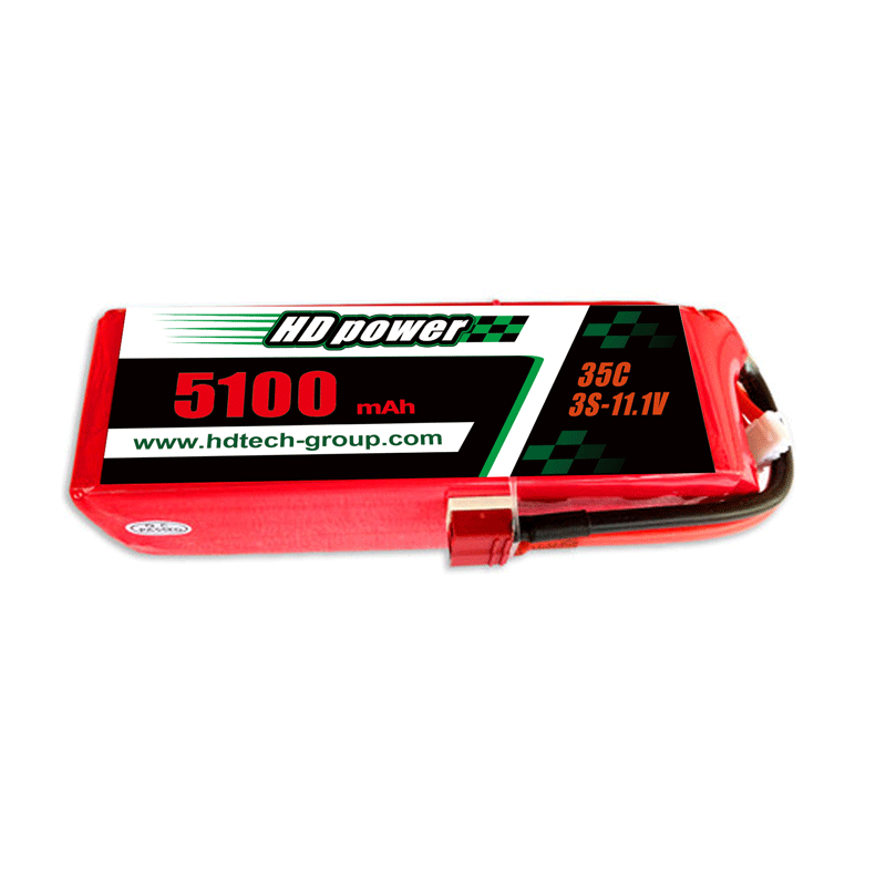 Bateria de lipoaspiração HD 5100mAh 35C 3S 11.1V