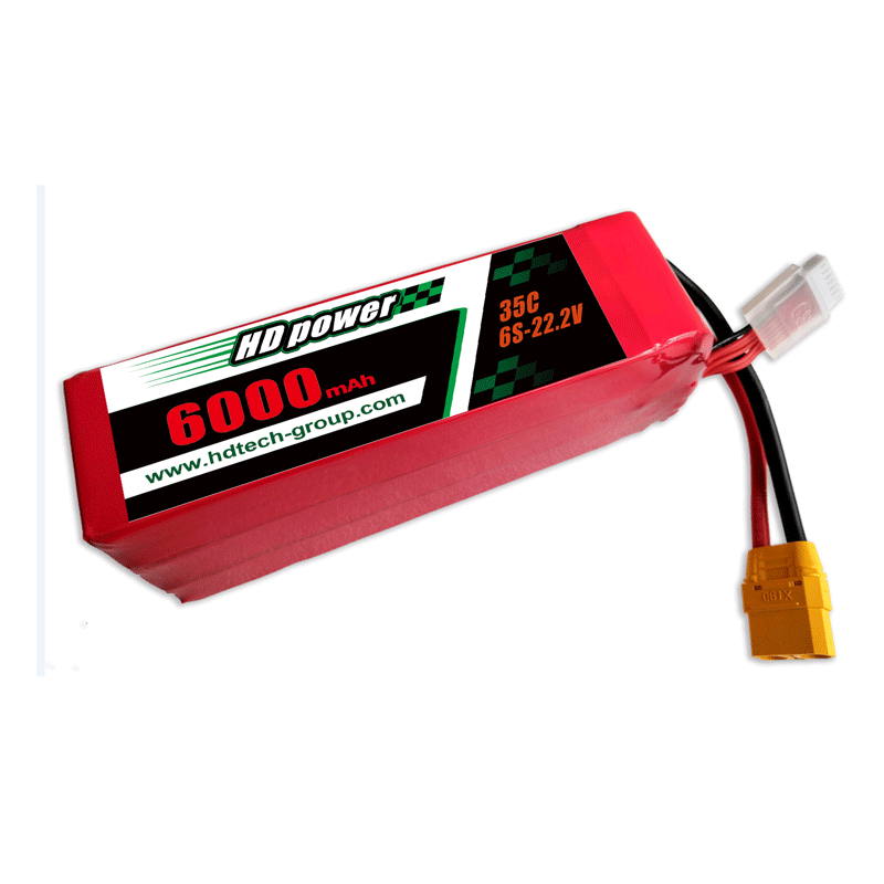 Bateria lipo HDPOWER 6000mAh 35C 6S 22,2V