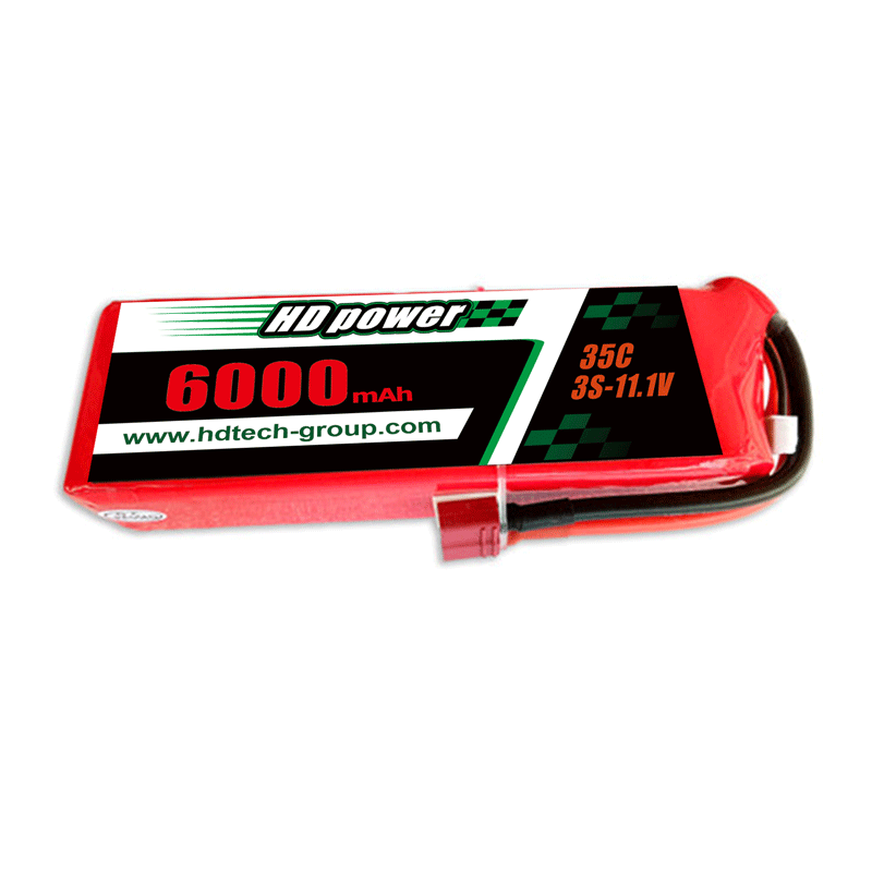 Bateria lipo HD POWER 6000mAh 35C 3S 11.1V