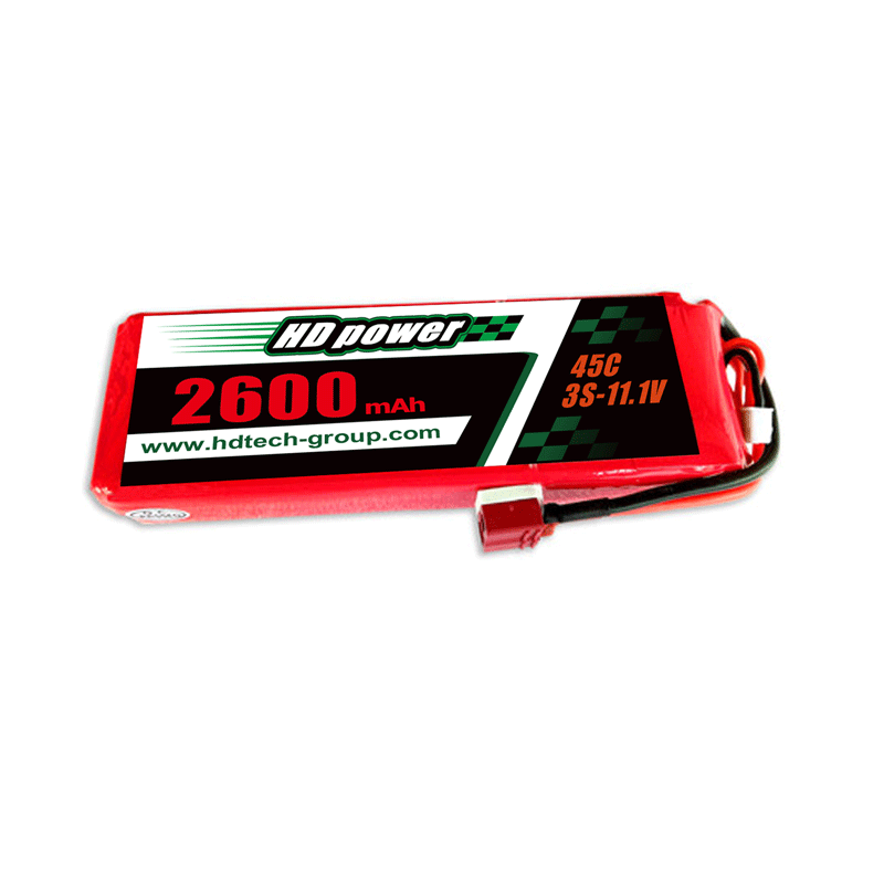 Bateria de lipoaspiração HD 2600mAh 45C 3S 11.1V