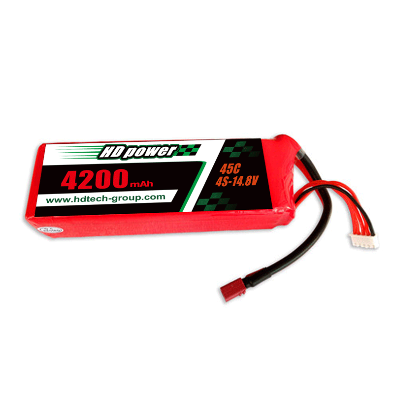 Bateria de lipoaspiração HD 4200mAh 45C 4S 14.8V