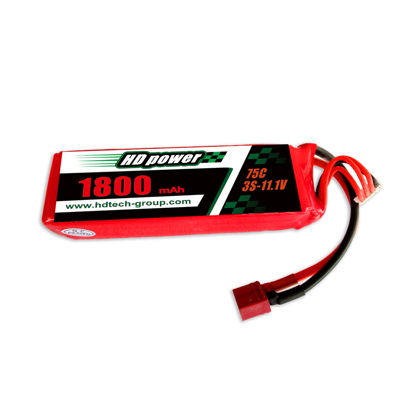 Bateria de lipoaspiração HD 1800mAh 75C 3S 11.1V