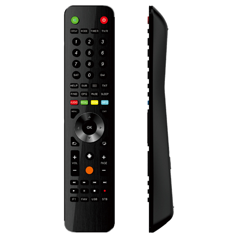 Fábrica de Venda de Topo multifunção precisão JVC controle remoto de TV IR/RF controle remoto de TV SEM FIO para todas as marcas TV/caixa de Topo