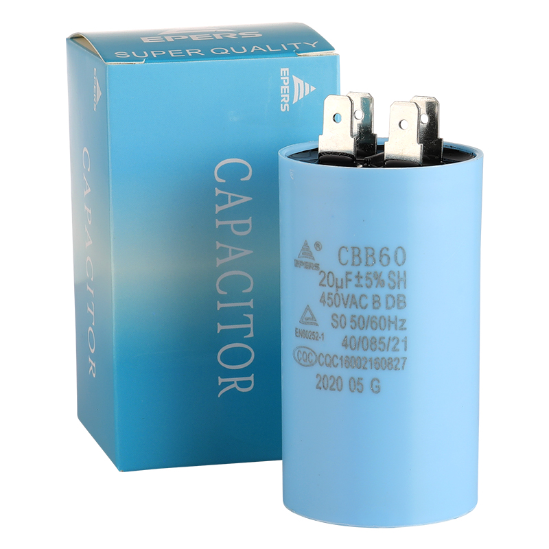 Cabacitor CBB60 450V 20UF 40/85/21 B CQC para Ar Condicionado e Frigorífico