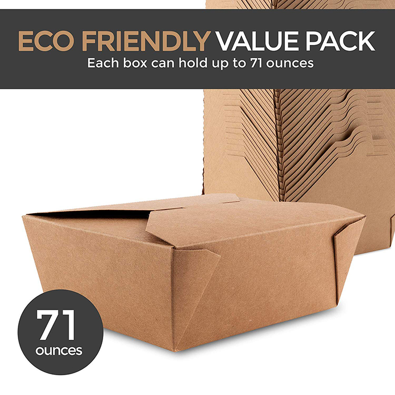 Caixa de produção de embalagem de alimentos de proteção ambiental simples