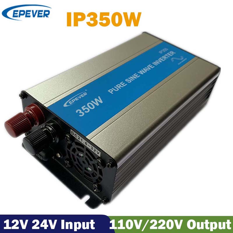 EPEVE O IPOWER350W CARGA SOLAR OFF OFF Grade do inversor de onda senoidal puro 12V24VDC 110V/120V/220V/230VAC Inversor de energia solar 50Hz 60Hz