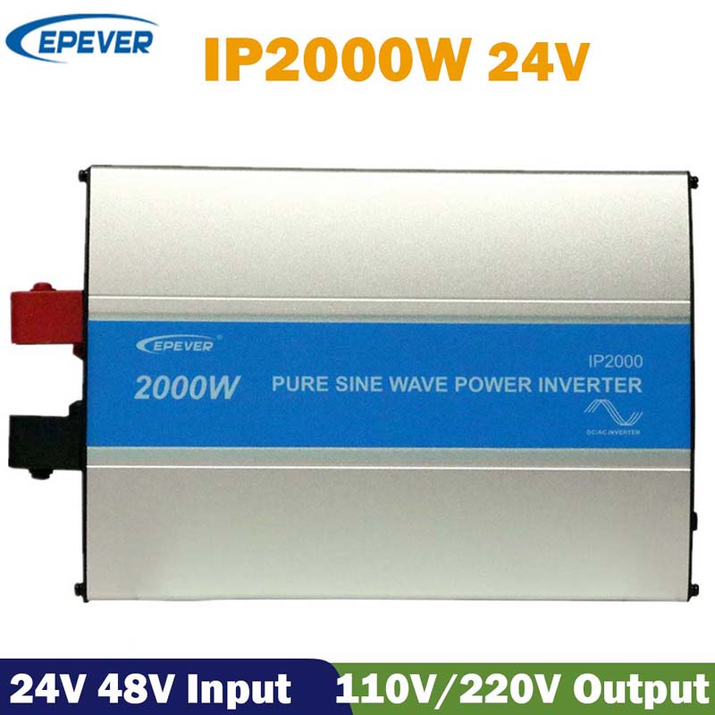 EPEVE HOVER 2000W Solar desliga a grade do inversor de onda de senoidal puro 24VDC 110V120V 220v230v Investador do carregador solar 50Hz 60Hz
