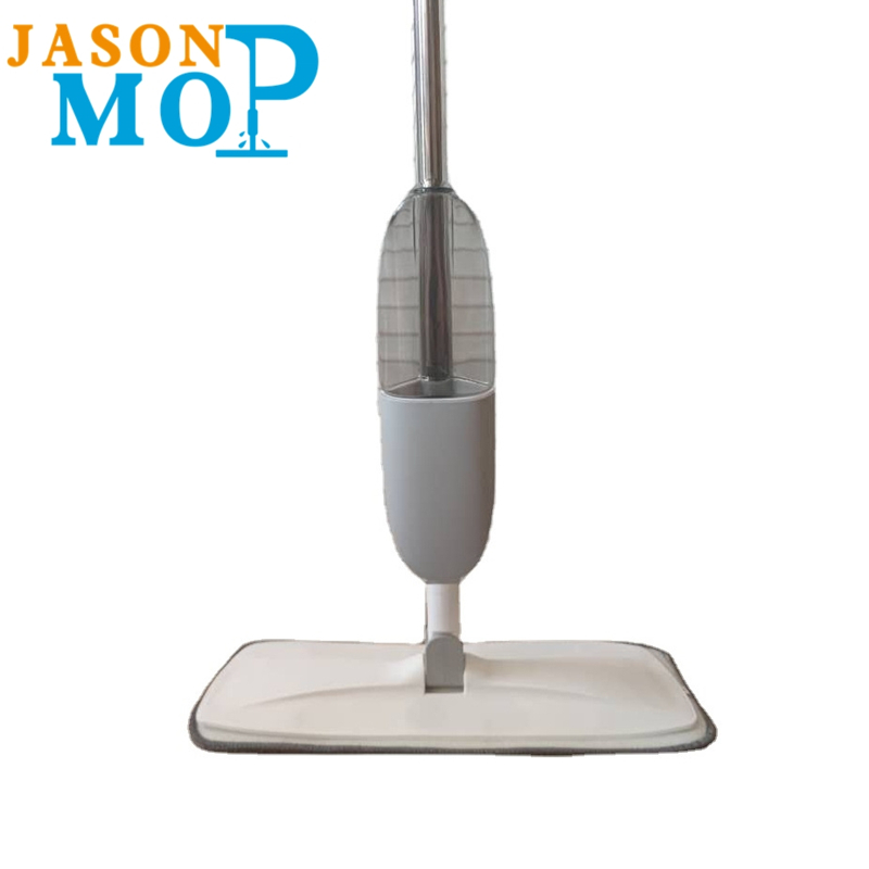 JASON 2020 Novo esfregão spray de água com esfregona plana limpa de microfibra de haste de aço inoxidável (JS-B2010)