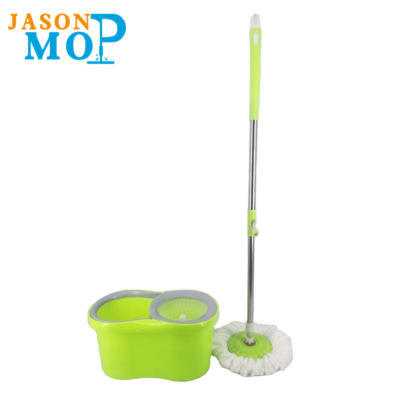 Jason Microfiber Spin Mop 360 Fácil Fácil Rotating Mop Bucket Magic Floor Limpeza Fiação Espuma e Balde
