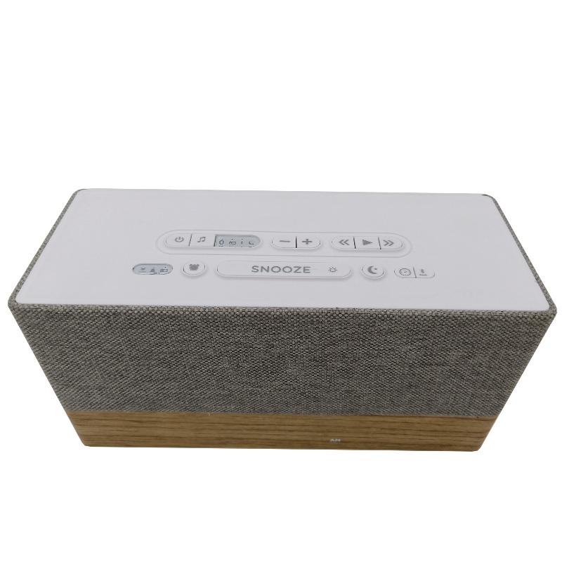 FB-CRR320 High-end de madeira Bluetooth Clock Speaker de rádio w/Tecido Grill