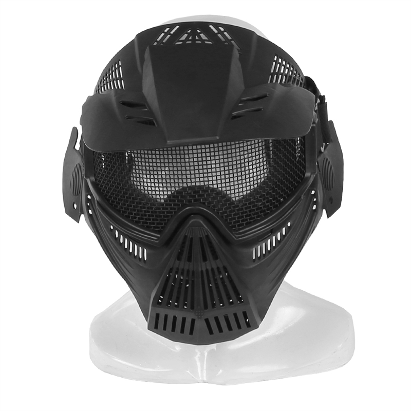 44MA07-BK Airsoft Mask Máscaras Táticas Rosto Completo Com Proteção dos Olhos para CS Survival Games Shooting