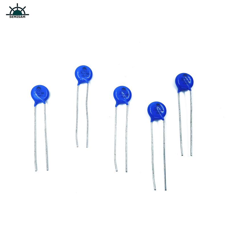 Fabricante original Long Lead, Blue Silicon MOV 7D511 510V 7mm Resistor MOV Varistor