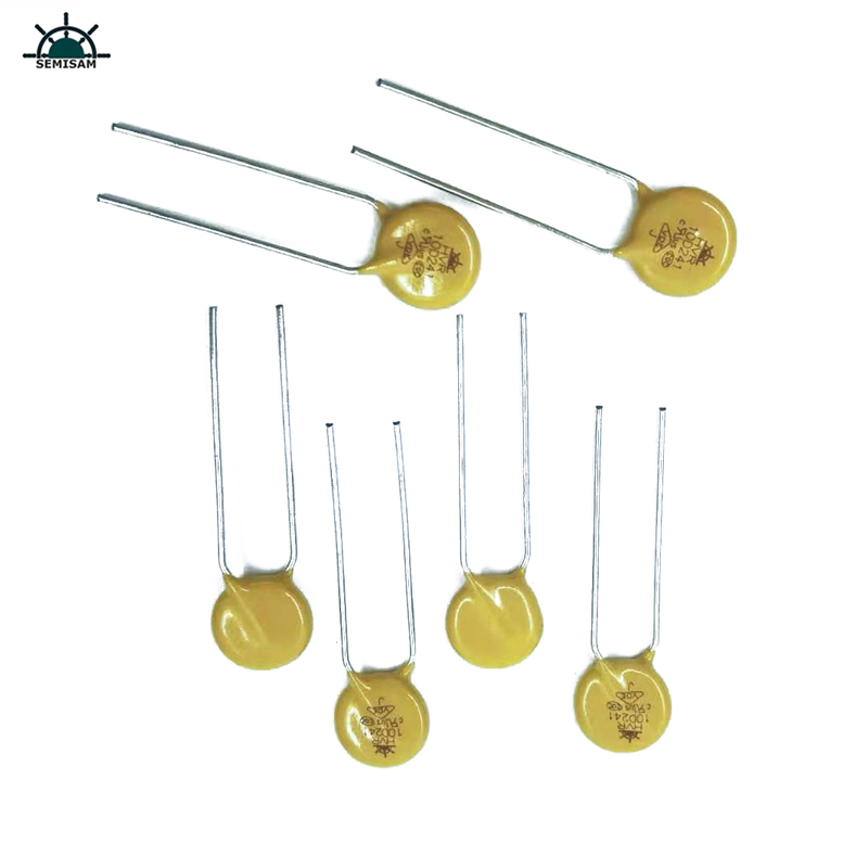 China Resistor fornecedor boa qualidade amarelo silicone 10d241 diâmetro 10mm metal óxido varistor movistor para pcb pcba