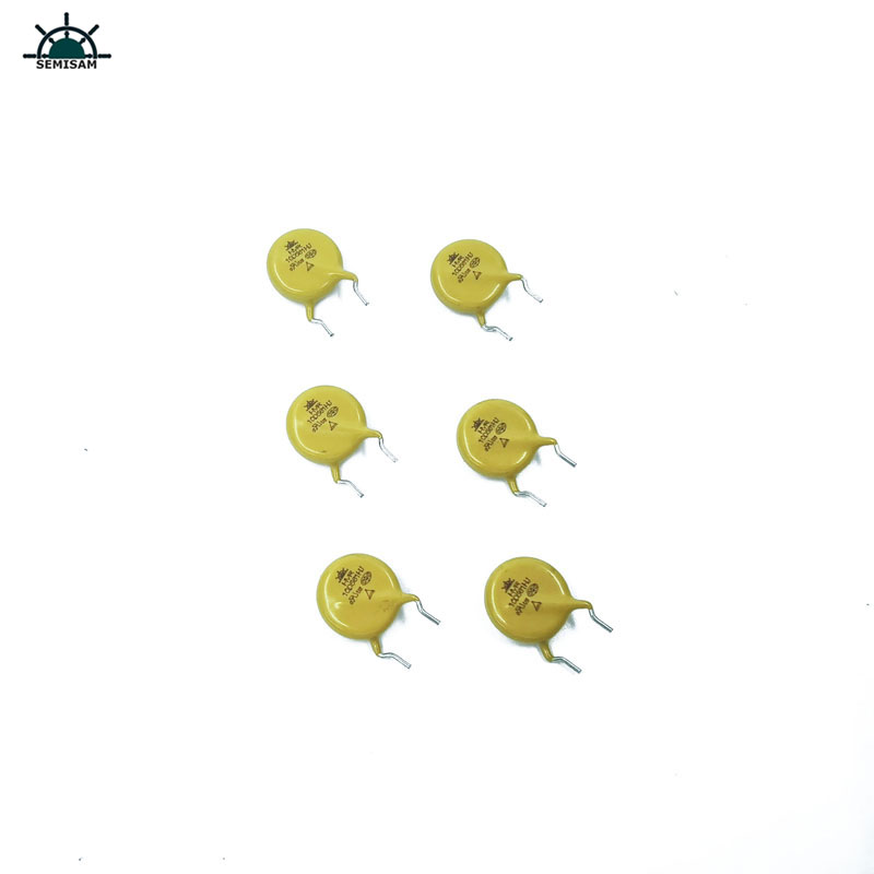 China Componentes eletrônicos, amarelo MOV 10mm 10D561 560V Zov Varistor MOV para proteção contra sobrecarga