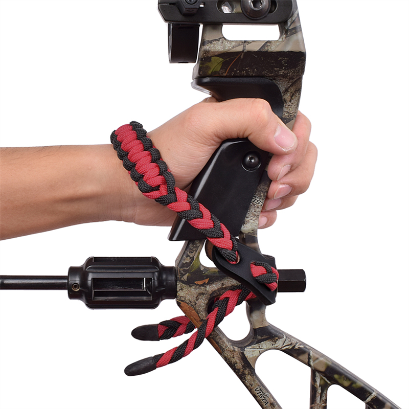 Elong Ao Ar Livre 470016 Vermelho e Black Archery Bow Sling Fit para Bow Composto