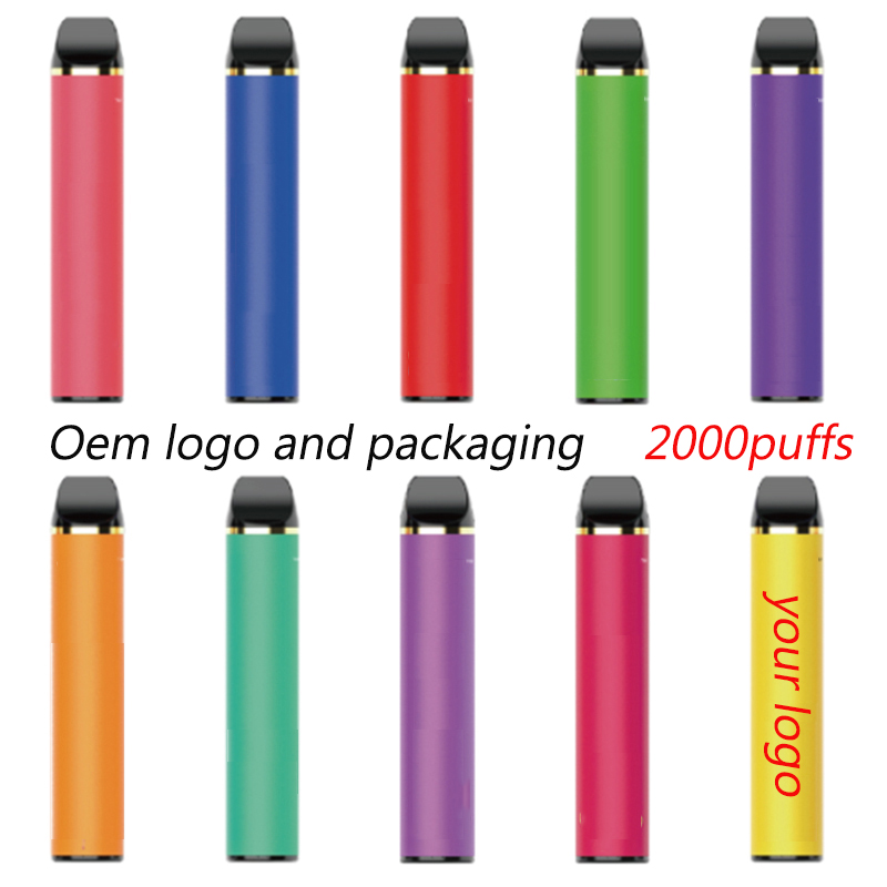 OEM descartável vape caneta personalizado logotipo personalizado descartável e cigarros