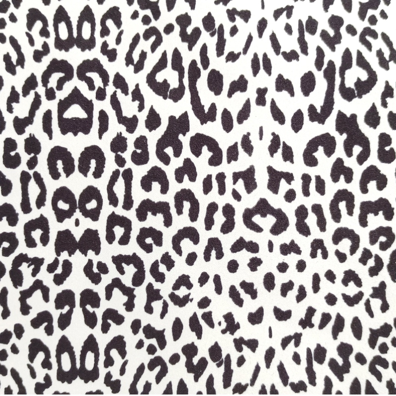 Recicle Polyester Leopard Imprimir