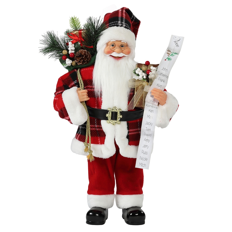 30 ~ 110 cm Natal Papai Noel com presente saco ornamento decoração tradicional figurine figurine coleção Xmas série