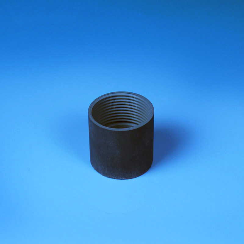 Tubo de cerâmica de fio interno de carboneto de silício