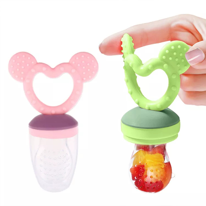 Silicone bebê fruta alimentador alimentador chupeta, criança infantil dentição teether brinquedo