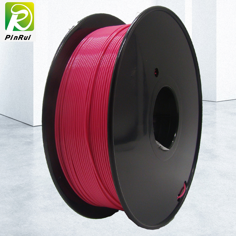 Pinrui alta qualidade 1 kg 3d pla impressora filamento pinkcolor escuro