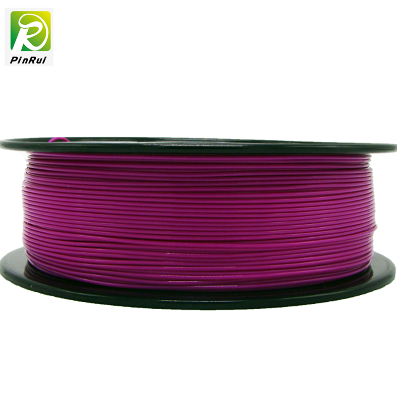 Pinrui alta qualidade 1kg 3d pla impressora filamento cor roxa
