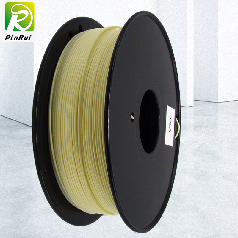 Pinrui alta qualidade 1kg 3d pla impressora filamento amarelo 9140c cor